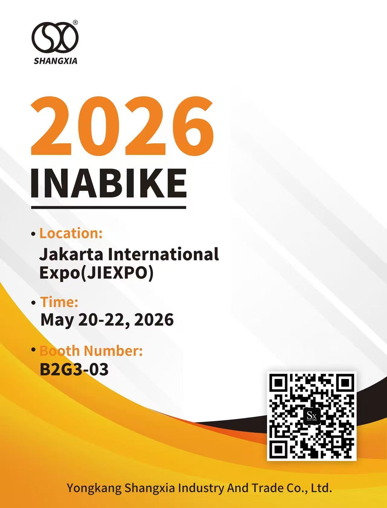2026 Inabike Fuarı ，SXJZ Motosiklet Amortisörü geliyor！